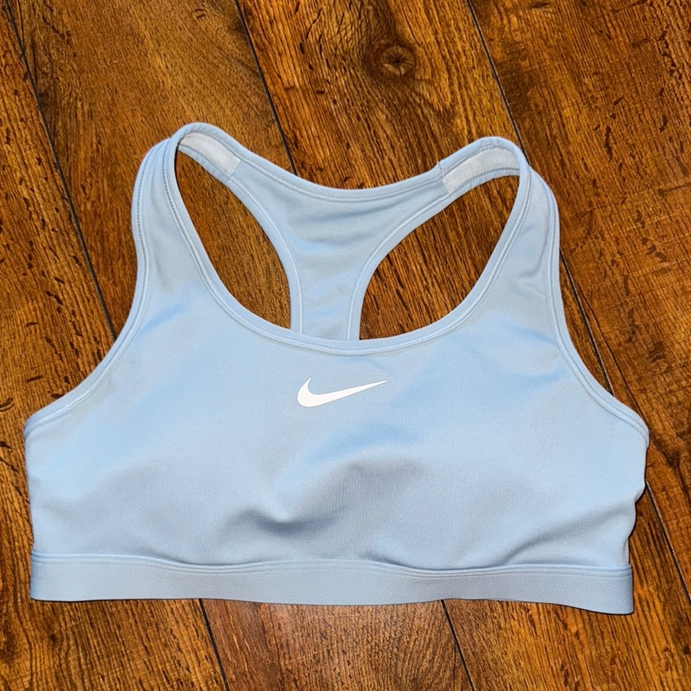 Nike Blue Sports Bra Medium Impact Performance